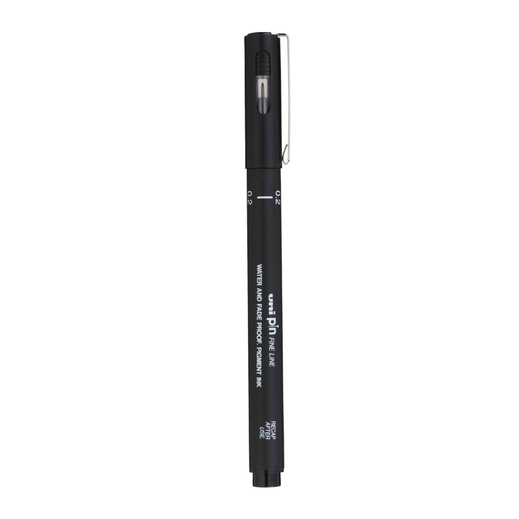 UniBall Pin200 0.2mm Fine Line Markers Black