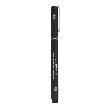 Uniball Pin - 200 - 0.8mm Fine Line Markers - Black
