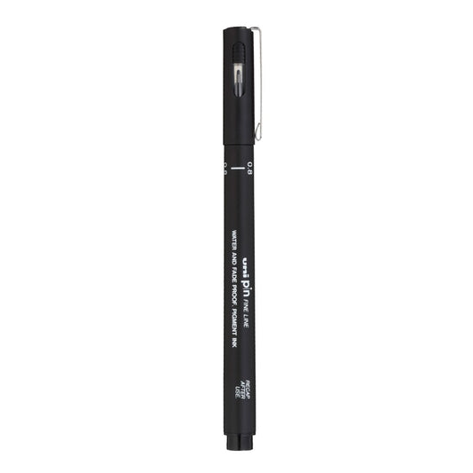 Uniball Pin - 200 - 0.8mm Fine Line Markers - Black