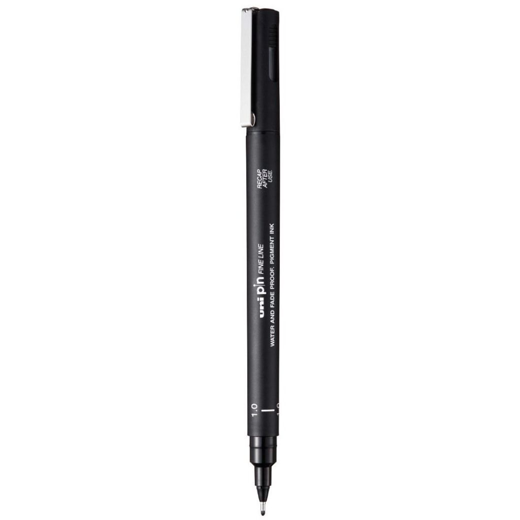 Uniball Pin - 200 - 1.0mm Fine Line Markers - Black