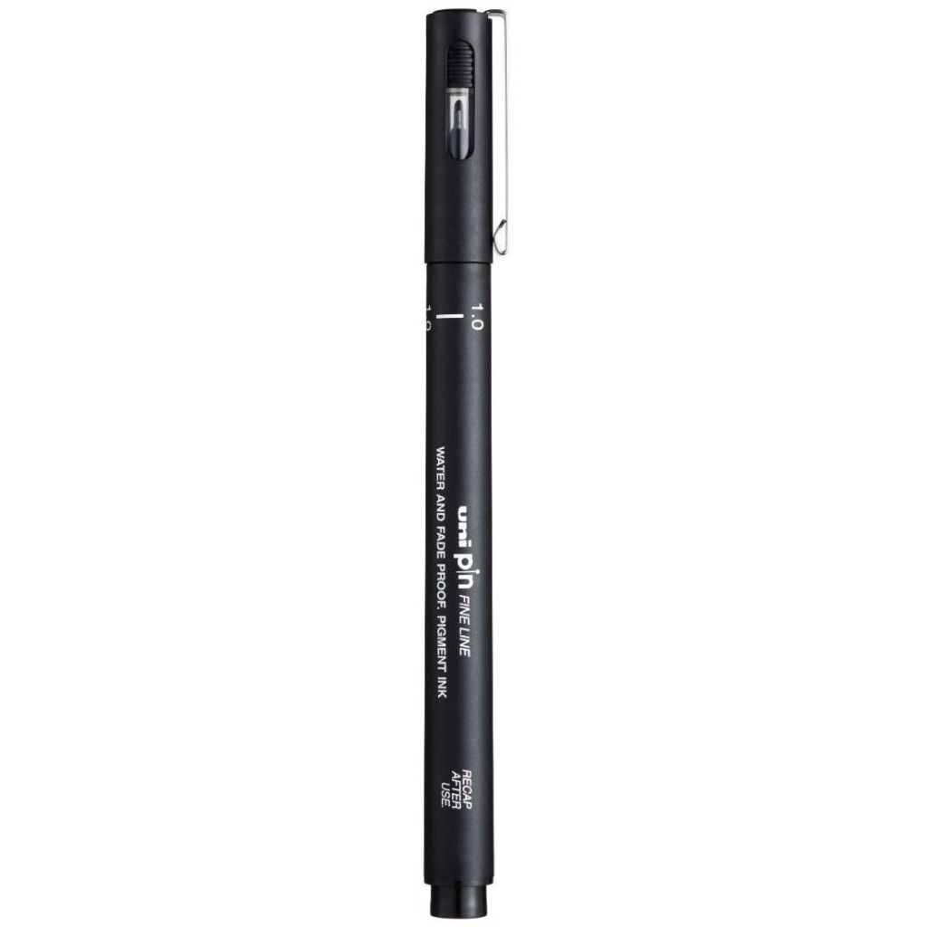 Uniball Pin - 200 - 1.0mm Fine Line Markers - Black