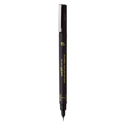 Uniball Pin Br - 500Ef Fine Line Brush - Black