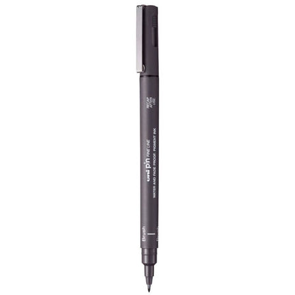 Uniball Pin - 200 - Fine Line Brush - Dark Grey