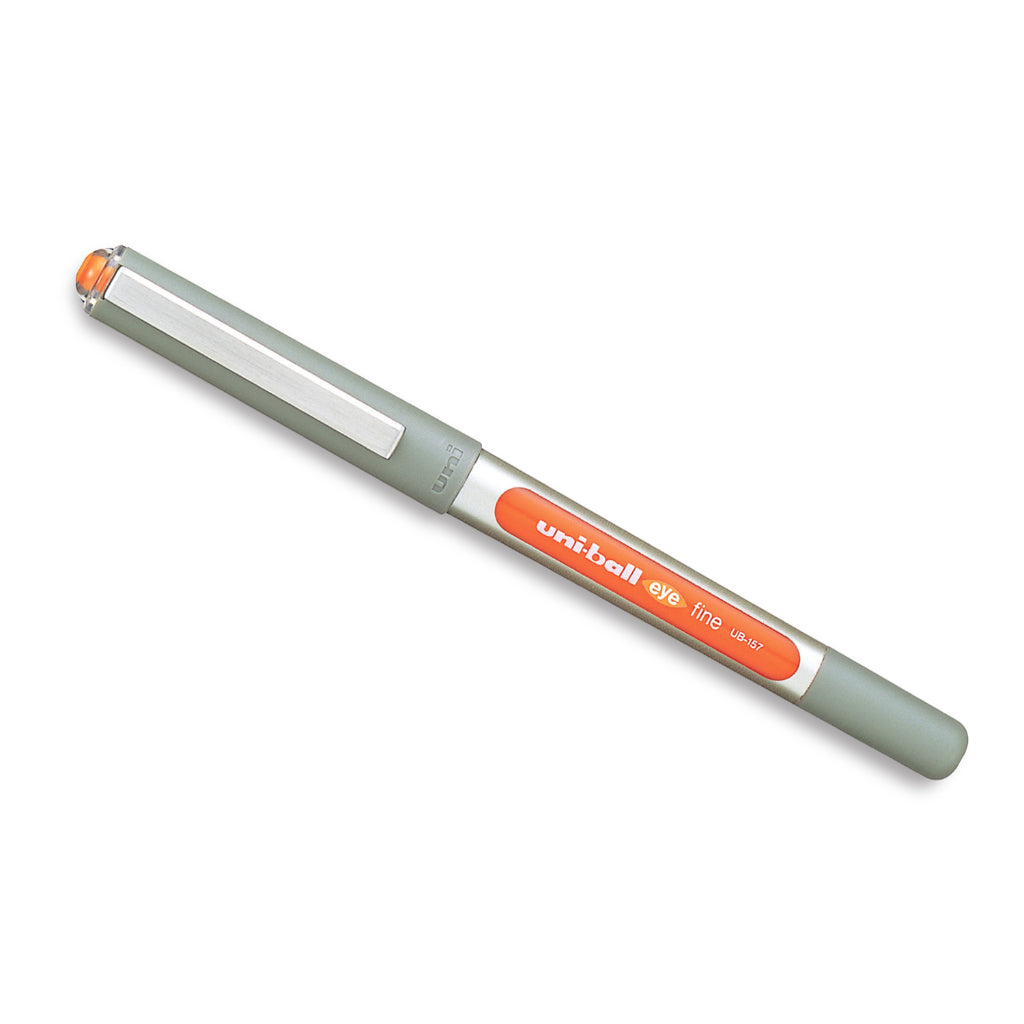Uni-Ball Eye Ub157 Roller Ball Pen (Orange Ink- Pack Of 1)