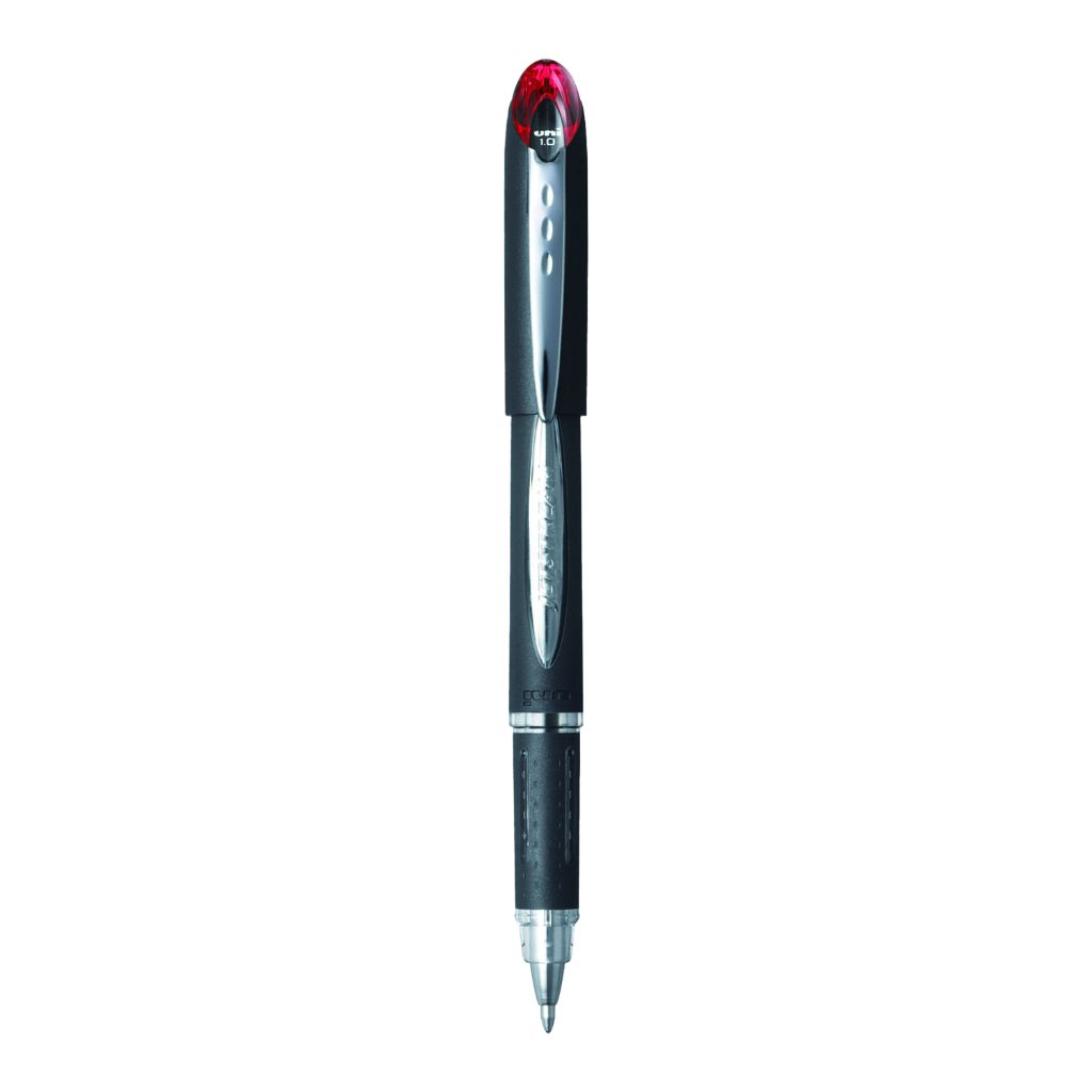 Uni-Ball Jetstream Sx-210 Roller Ball Pen (Red Ink- Pack Of 1)