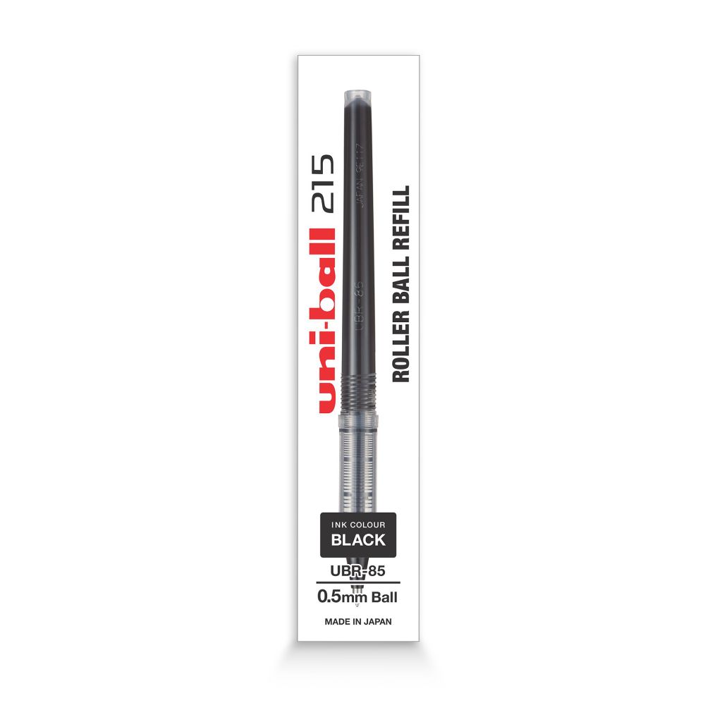 Uniball UBR - 85 Refill - 0.5mm - Black Ink for UB - 215