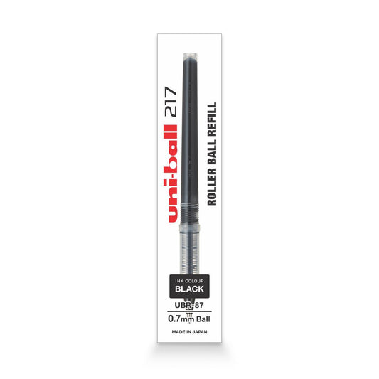 Uniball UBR - 87 Refill - 0.7mm - Black Ink - Usable For Ub - 217