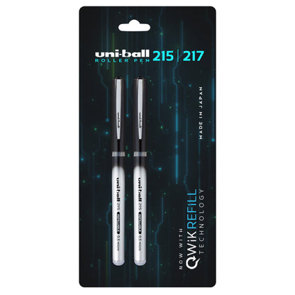 Uniball Qwik Refill Ub 215 Micro Roller Ball Pen - 0.5mm