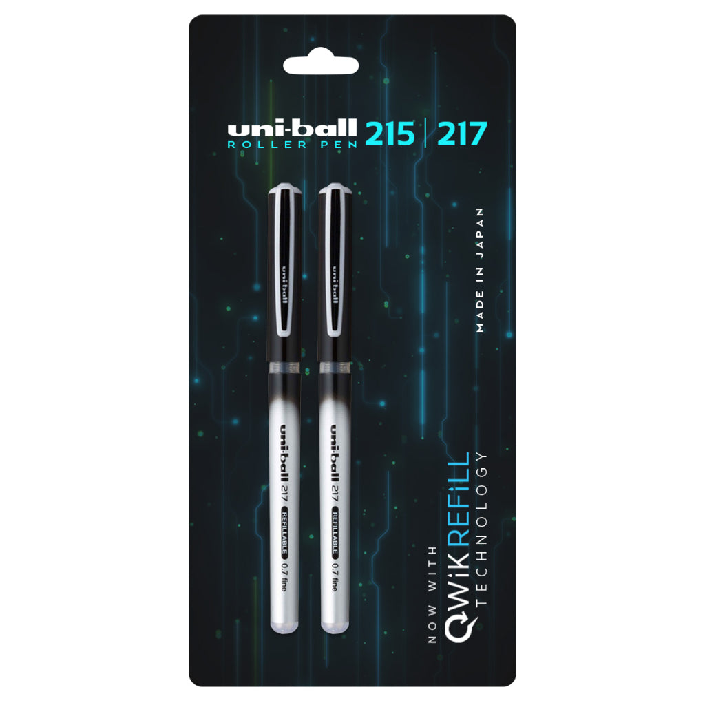 Uniball Qwik Refill Ub 215 Micro Roller Ball Pen - 0.5mm